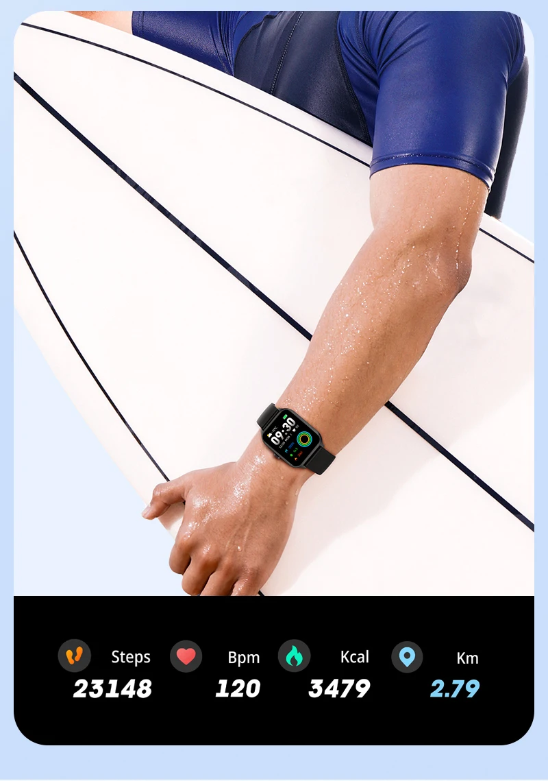 SITUOWEI Smartwatch 1.96 inch Full Touch Screen Bluetooth Call Blood Oxygen Heart Rate Monitor Smart Watch For Men Women 2023