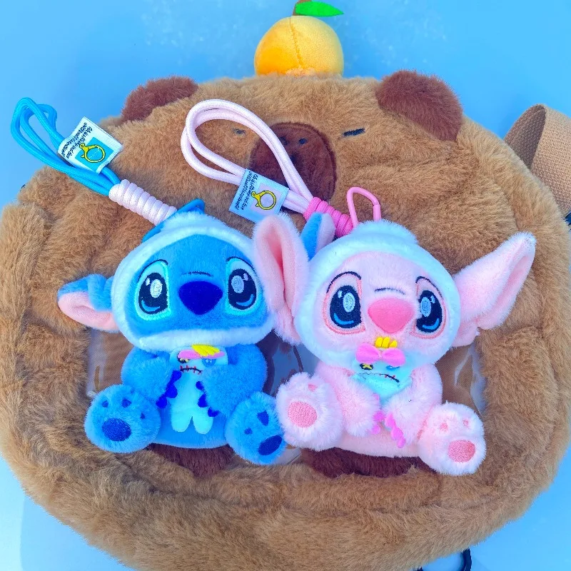 

13cm Disney Stitch Keychain Plush Toy Backpack Pendant Decoration Girl Toy Soft and Comfortable Stuffed Doll Boys Birthday Gifts