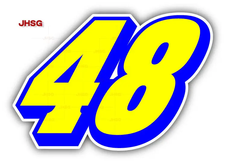 

48 Racing Bumper Stickers - Exquisite Car Stickers Waterproof vinyl