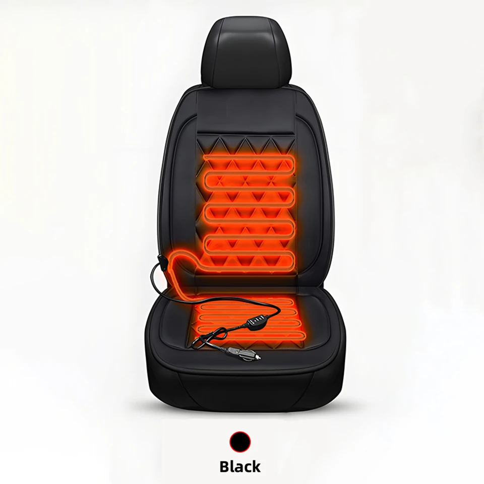 Yannice 12V Winter Heating Car Seat Cushion Fast Heated Household Cushion Keep Warm Car Seat Cover Universal Heated Seat Cushion image 6