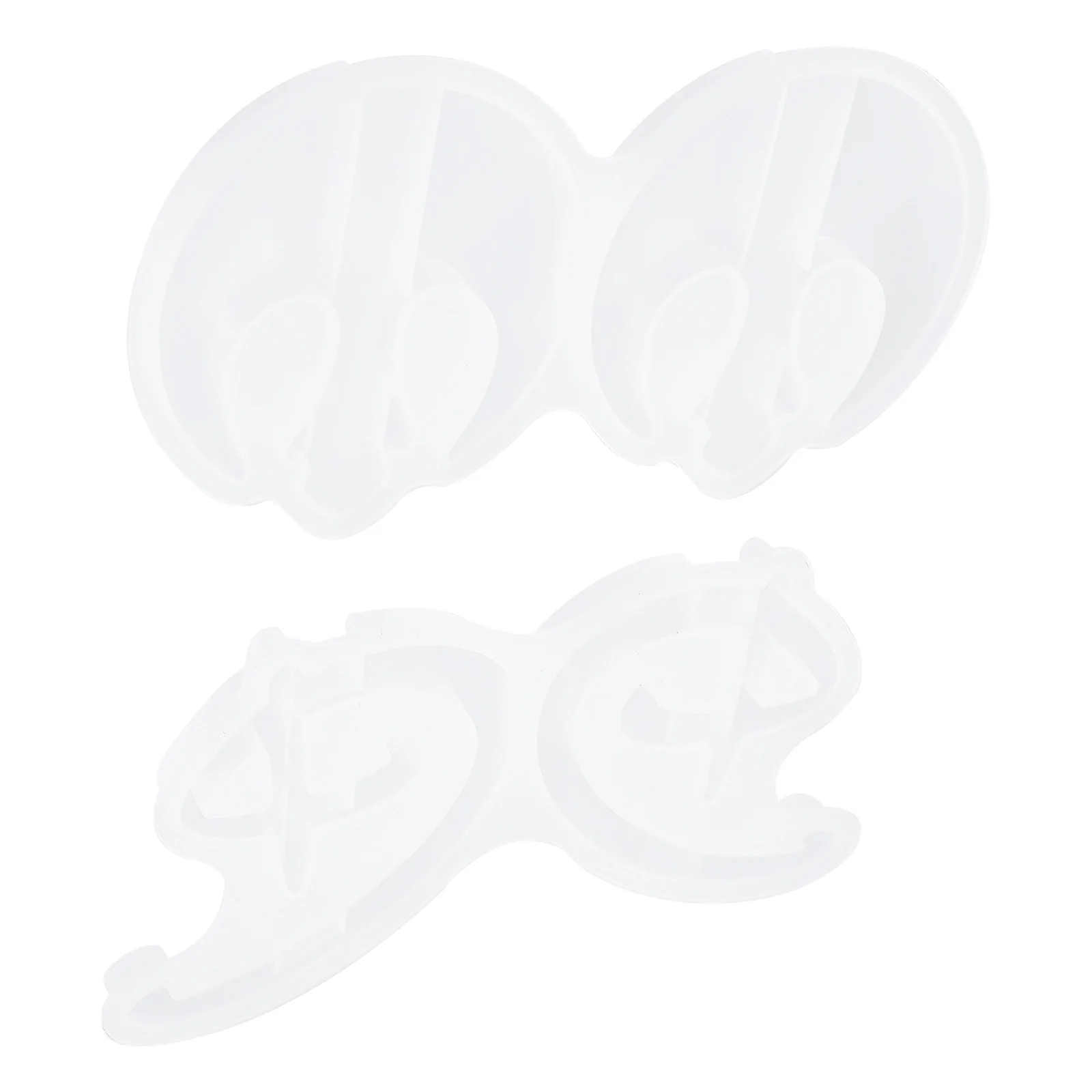 2 قطعة قوالب توبر القش لتقوم بها بنفسك قوالب السيليكون لصياغة الراتنج مع سطح أملس سهلة لمشاريع الايبوكسي و