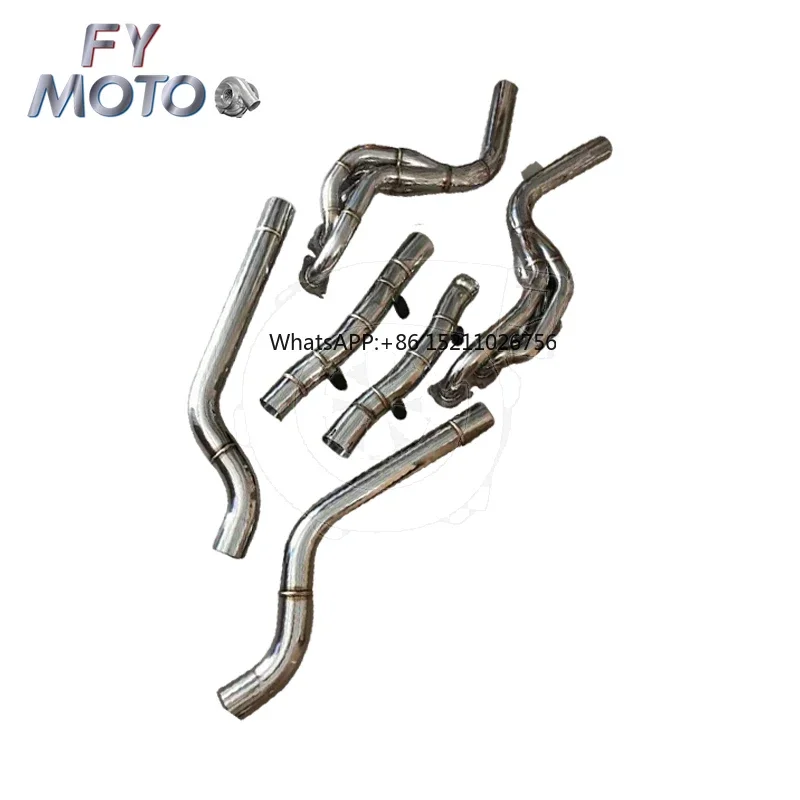 FOR Mercedes AMG W204 C63 Exhaust header+manifold Downpipe