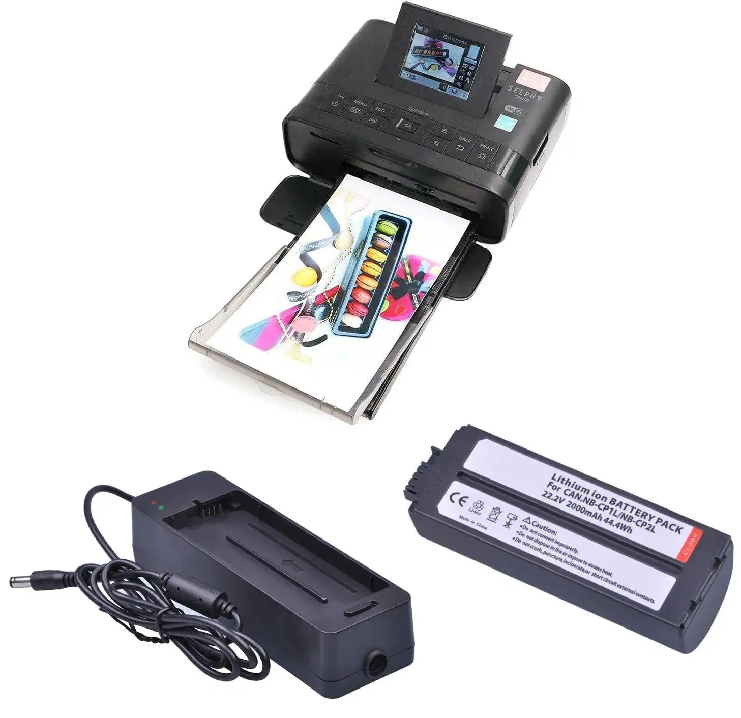 For Batmax NB-CP2L Battery Charger for Canon SELPHY CP1500 CP1300 CP1200 CP910 CP900 CP800 CP790 CP780 CG-CP200 NB-CP1L NB-CP2LH view 3