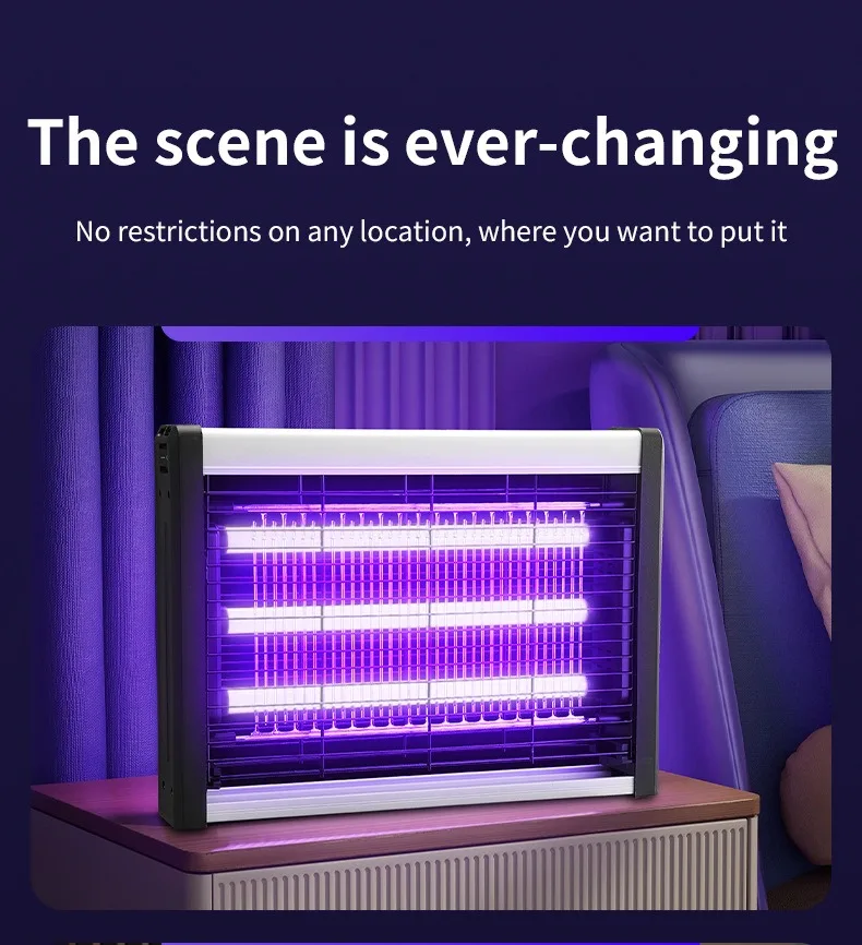 220 فولت البعوض القاتل مصباح مع الأشعة فوق البنفسجية مصباح ليد قاتل الماموس الكهربائي صاعق علة صاعق قاتل الحشرات الكهربائية طارد البعوض #5