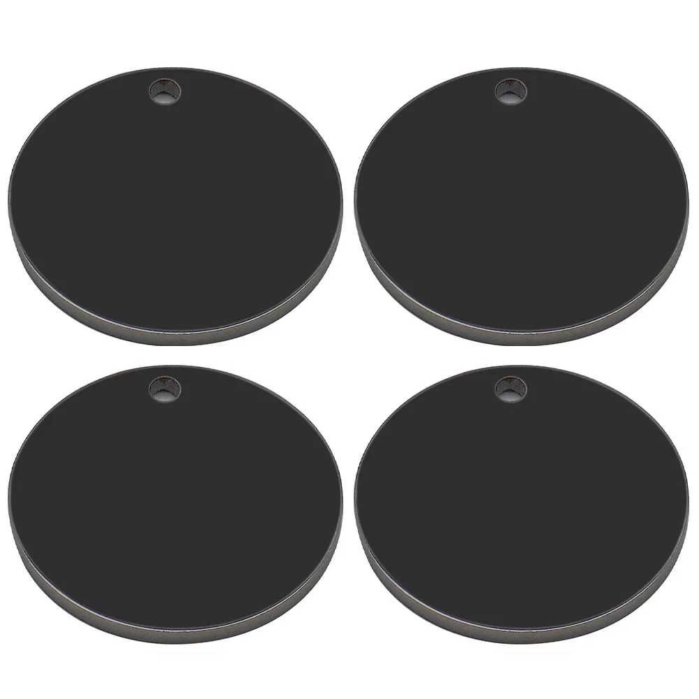 20 Stück Edelstahl Blank Round Dog ID Tags Personalisierte Gravur Haustier Name Schmuck Anhänger DIY Halskette Schlüsselanhänger Zubehör – Detail 7