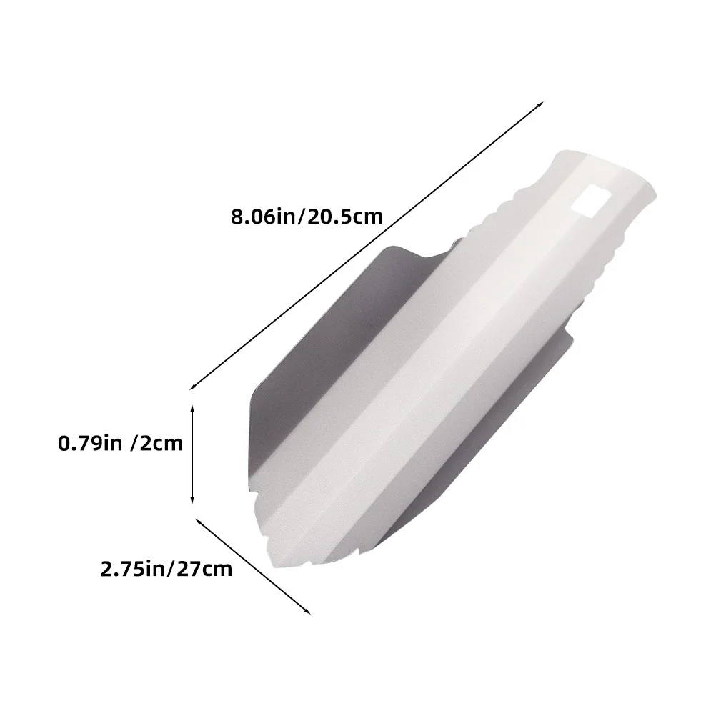 Cazzuola da giardino compatta in titanio, pala da giardinaggio multiuso, per scavare radici, piantare miscelare il terreno all'aperto