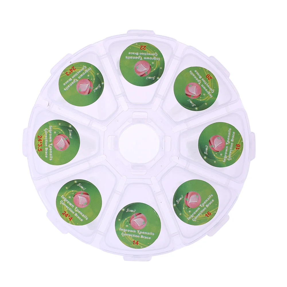 Pegatina para uñas de los pies, Parche de corrección gruesa, herramientas para el cuidado de los pies, 100 unids/lote por caja