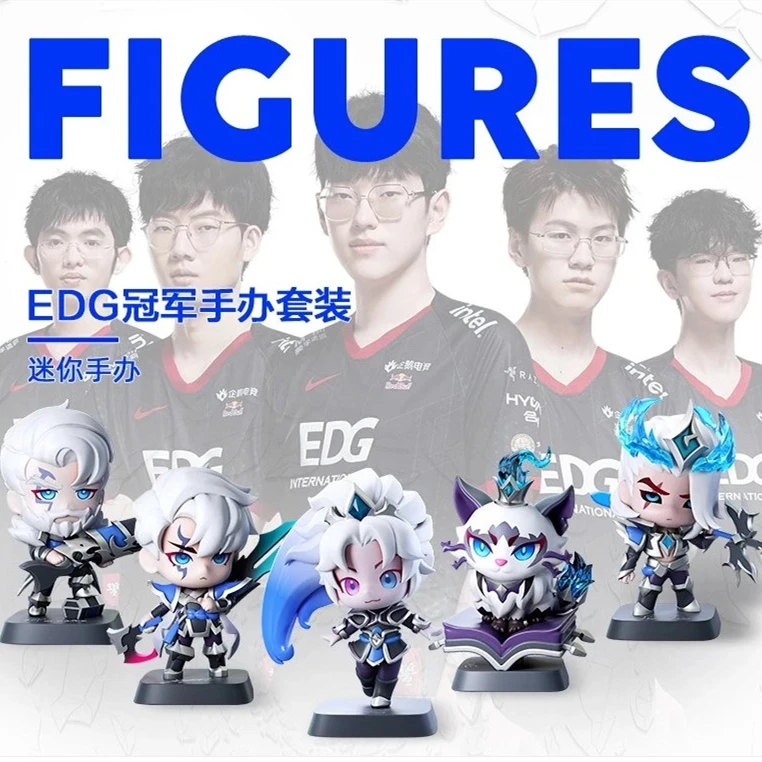 

Official League Of Legends Edg Championship Mini Figures - Yuumi/Zoe/Aphelios/Viego Set