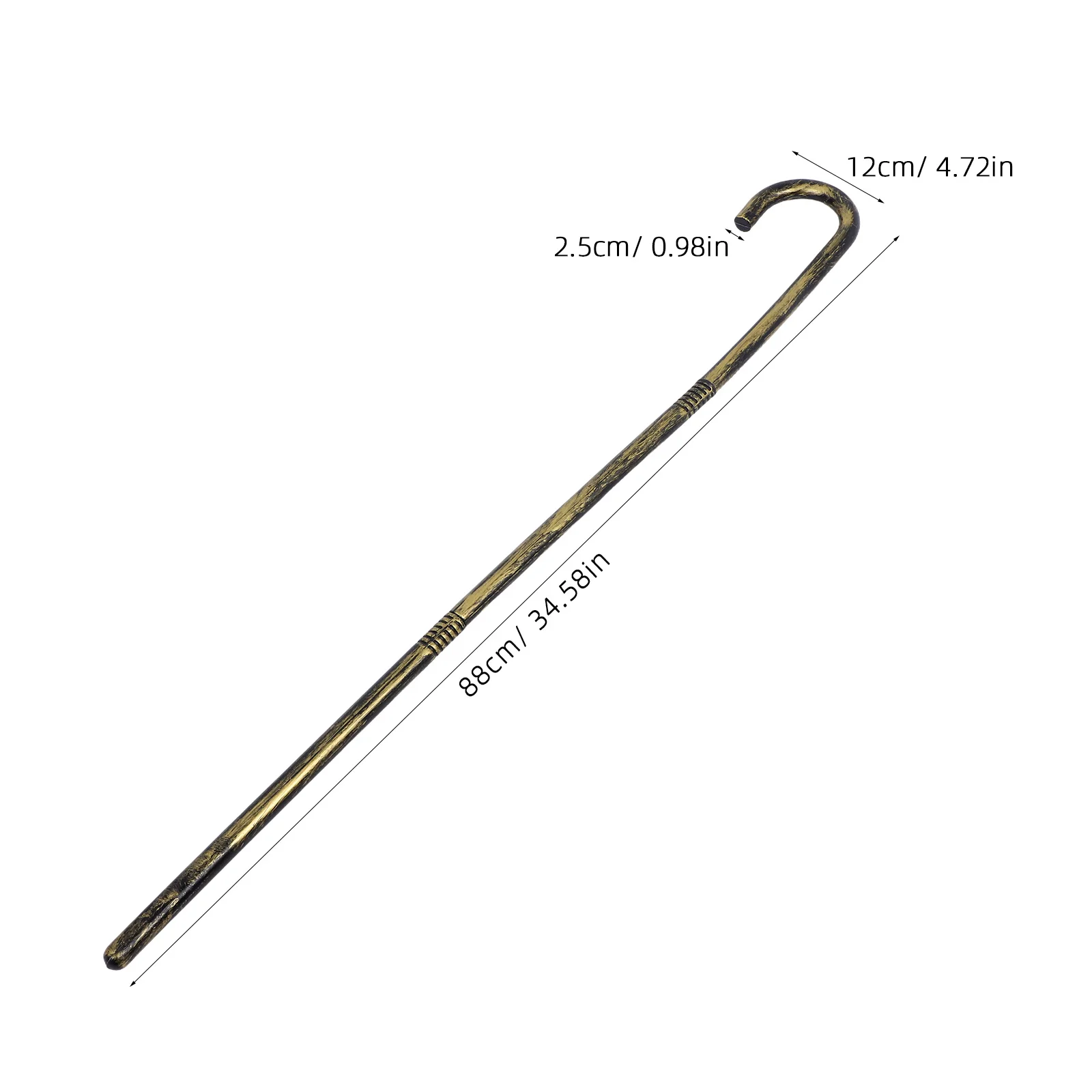 Creative Magician Style Dance Cane for Halloween Party Jazz Belly Dance Adult Costume Prop Stage Performance Accessory