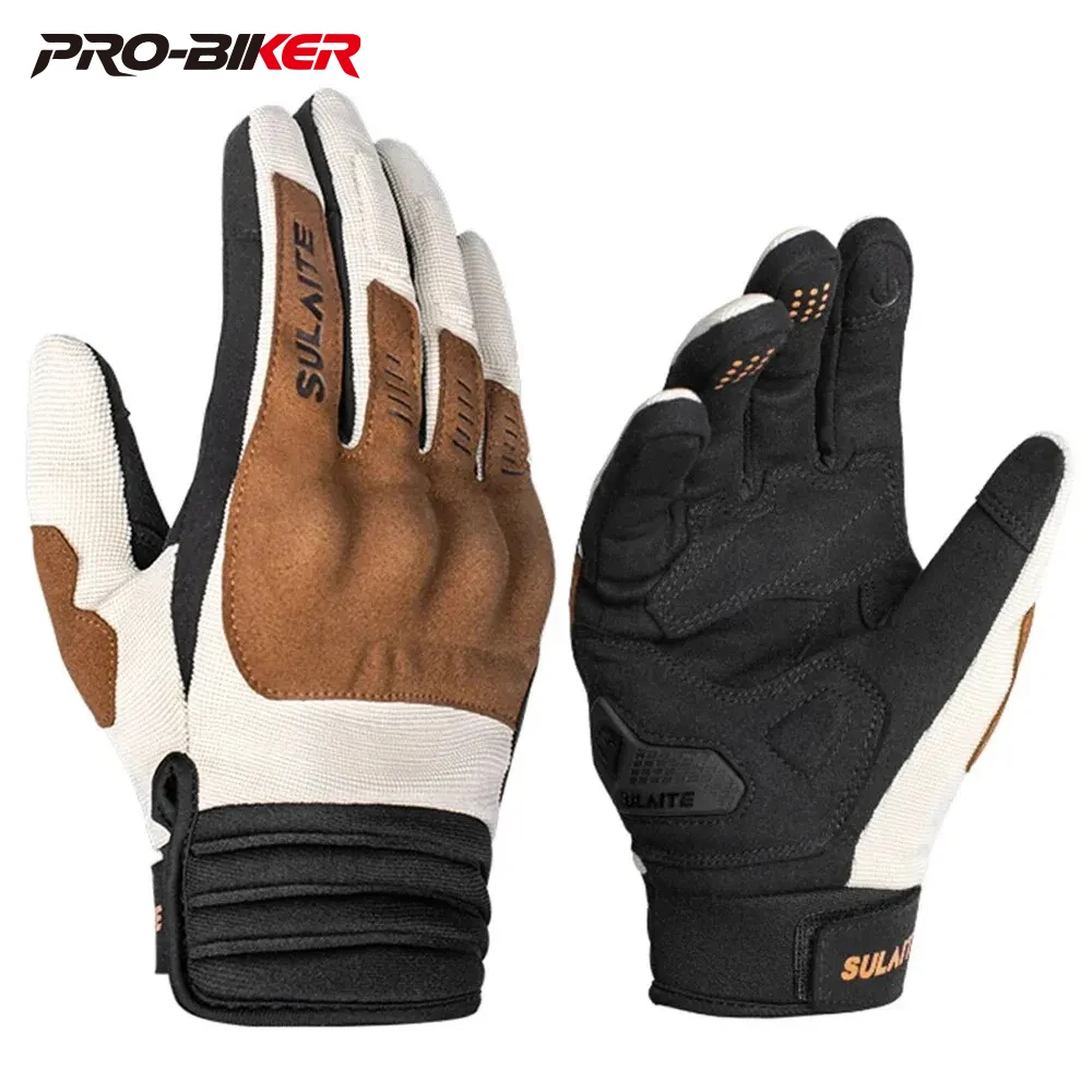 

Motorcycle Gloves Breathable Touch Screen Dirt Bike Riding Protective Gloves Non-Slip And Anti-Fall PVC Protective Gloves