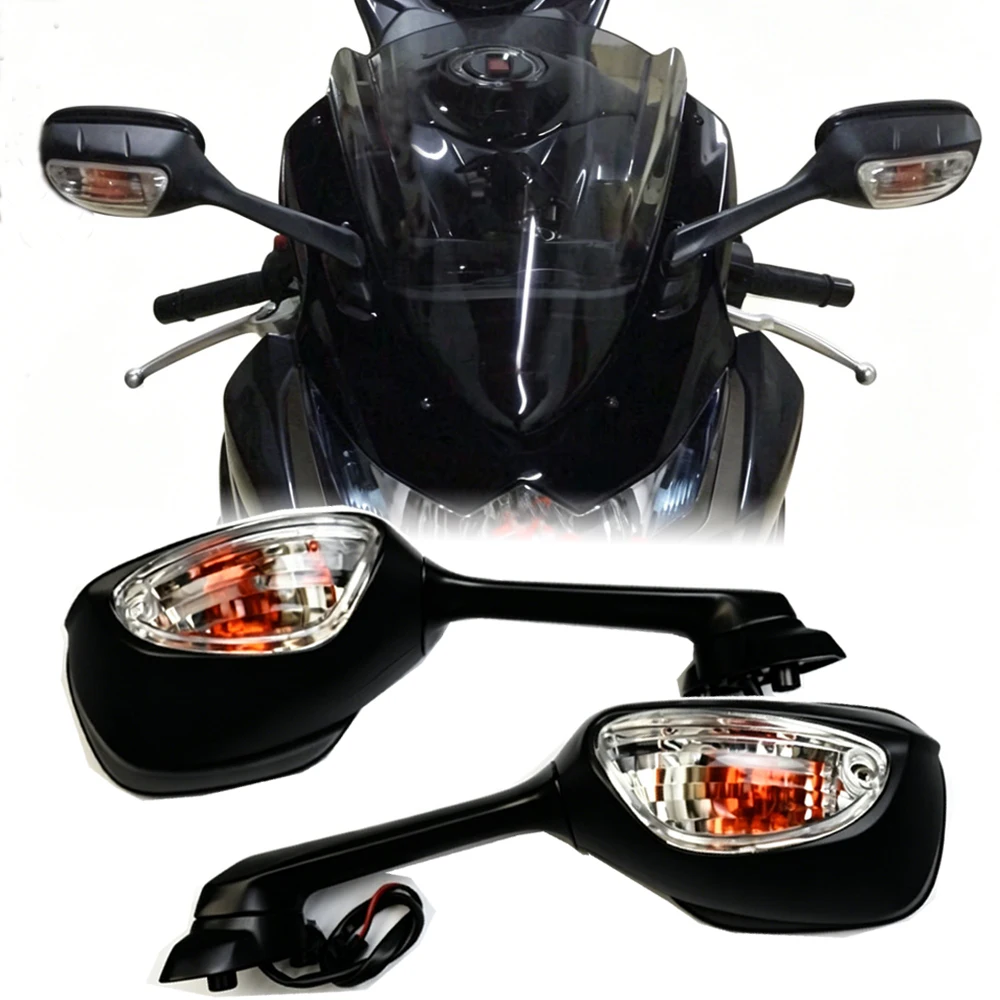 GSXR600 Rear View Mirror Foldable Rotable Side Mirrors Turn Signals For Suzuki GSXR 600 750 K11 GSXR750 2011-2025 GSXR1000 11-16