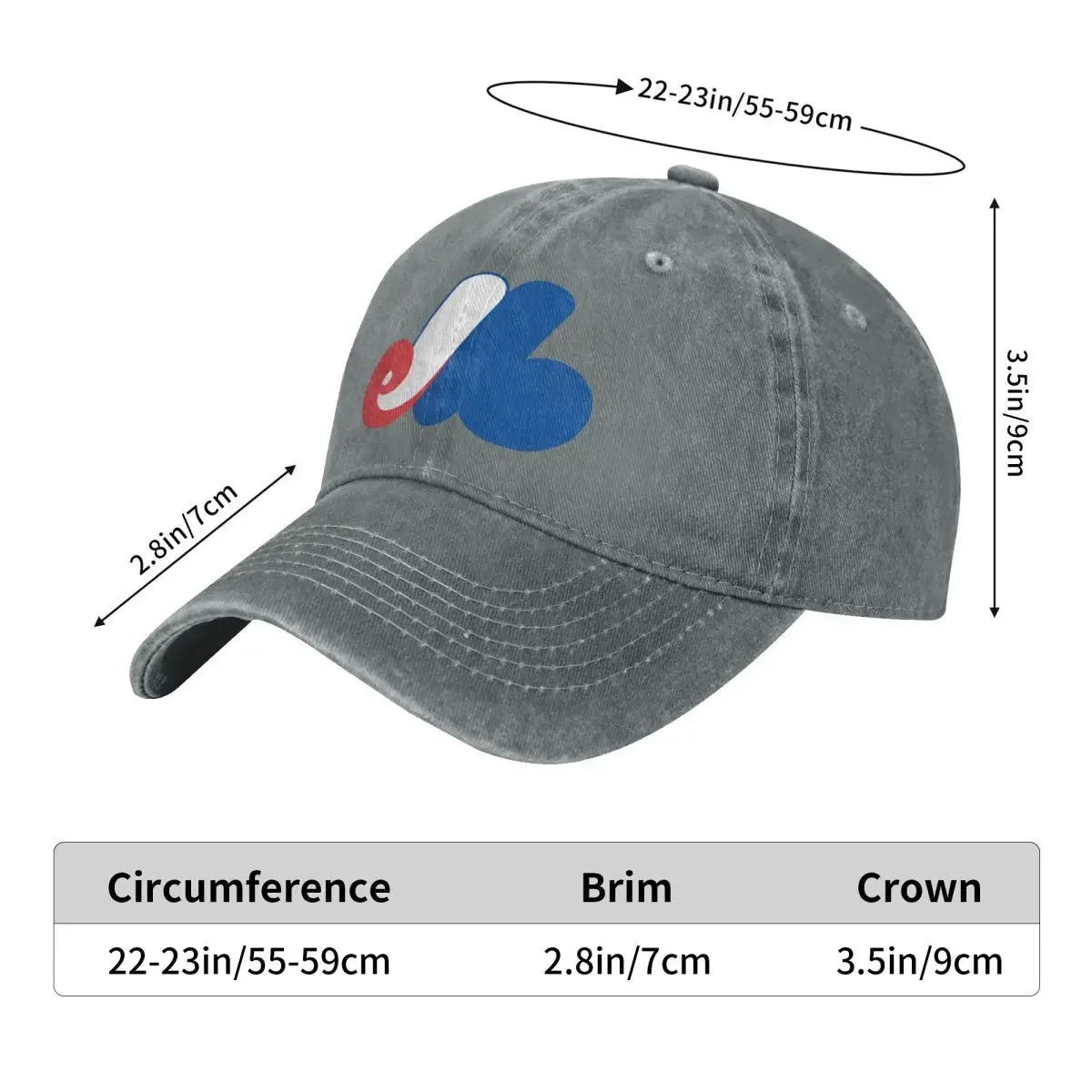 Baseball Caps - Defunct Team - Montreal Expos Fashion Baseball Caps  Peaked  Men's Hat Women's  Baseball Caps
