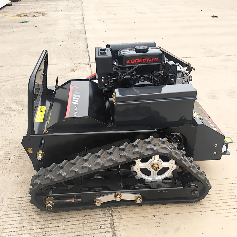 Maßgeschneiderter hochwertiger Sicherheits-Rasenmäher mit Fernbedienung, Rc-Rasenmäher, Modell Crawler-Rasenmäher mit Fernbedienung