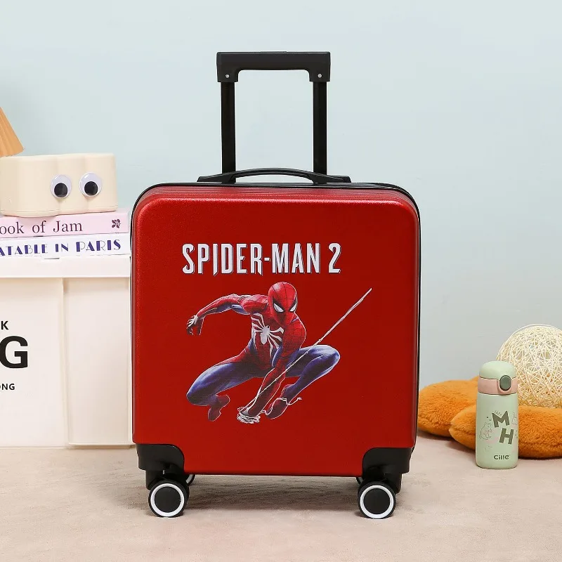 Marvel Spider-Man anime cartoon student luggage creative cool universal wheel travel password box anti-pressure boarding case