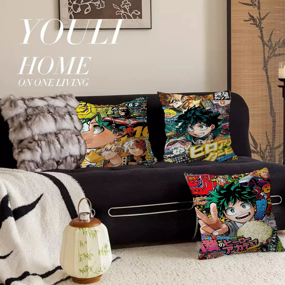 

My Hero Academia Personalized Picture Text Home Decorative Pillows Household Gifts 45x45cm