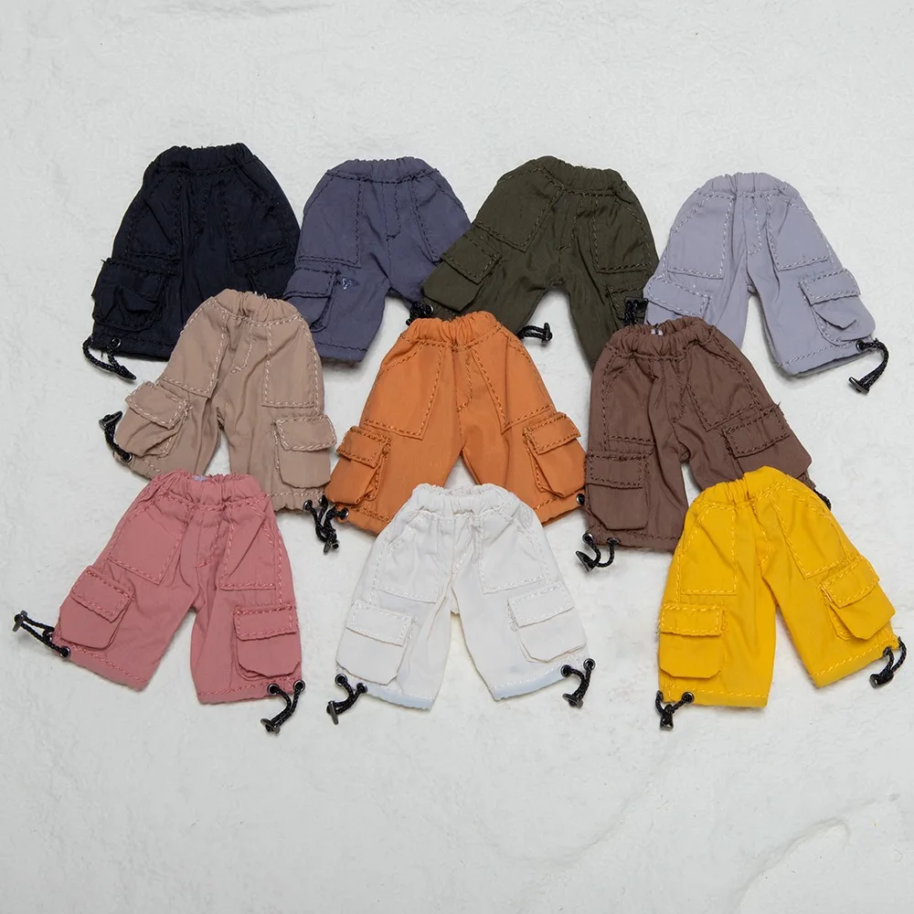 

Ob11 baby clothes short pants with detachable pockets and adjustable cuffed legs 1/12 BJD Asahi 2.0 Uf doll clothes pants