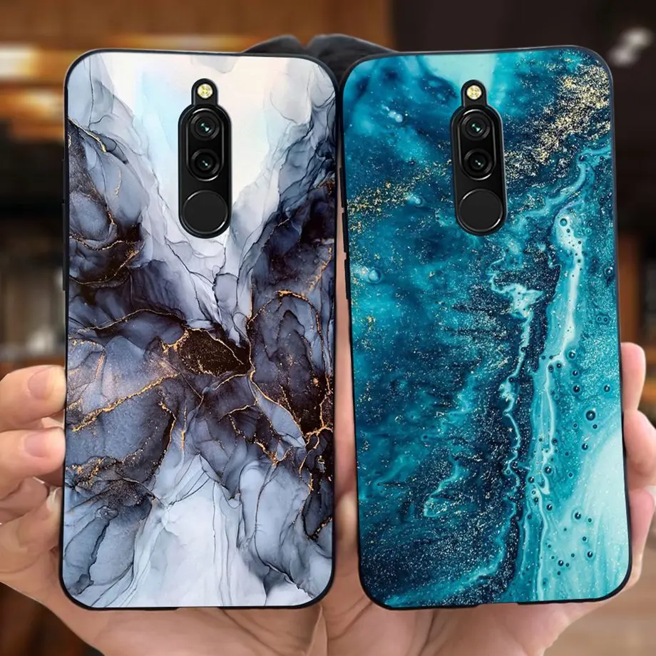 Case For Redmi 8 Case Redmi8 6.22 inch Silicone Soft Cover For Xiaomi Redmi 8 Case TPU Bumper  Coque