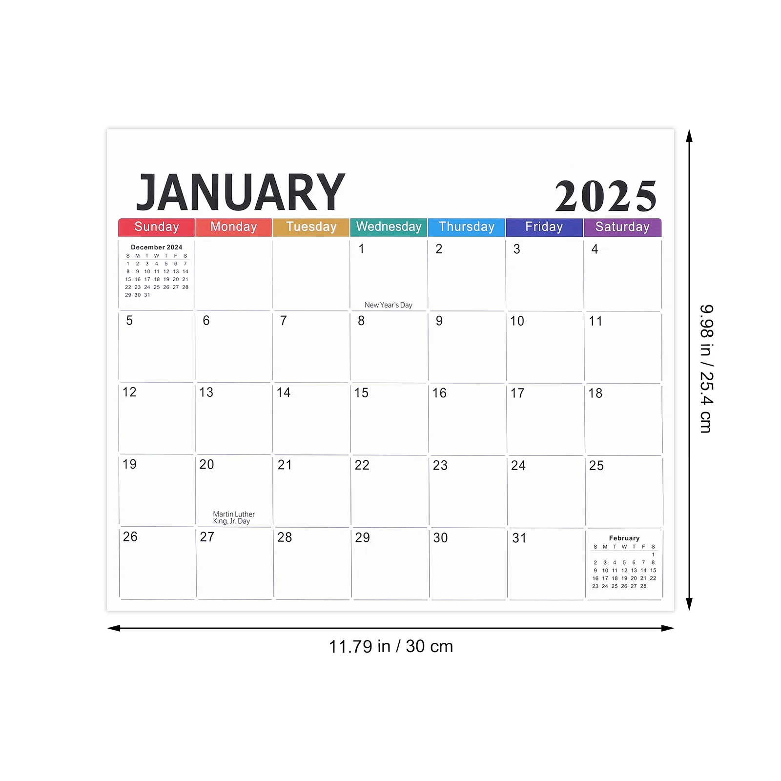 Calendar for Fridge 2025-2026 Large Monthly Planner Refrigerator Smart Paper Design