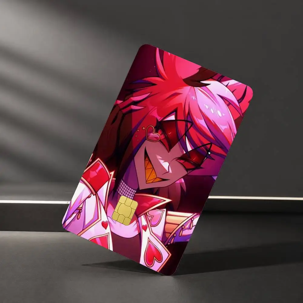 Alastor H-Hazbin H-Hotel Sticker Film Tape Skin for Credit Card Debit Card Waterproof Stickers