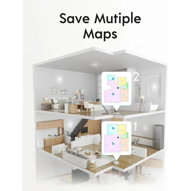 DD2Yeedi by ECOVACS 큐브 로봇 진공, 걸레, 자체 걸레 건조, 세척, 자체 비우기, 8mm 자동 걸레 리프팅, 2cm 장애물 등반