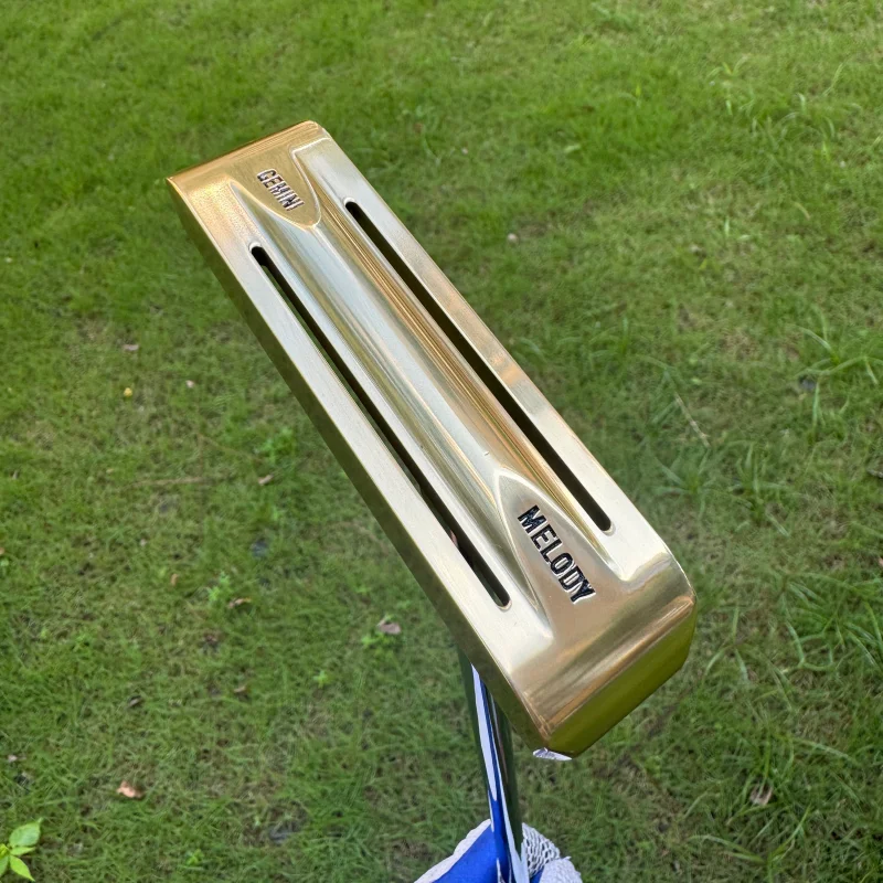 GEMINI Brass material golf putter club both for Right and Left handed and crisp sound 33“/34
