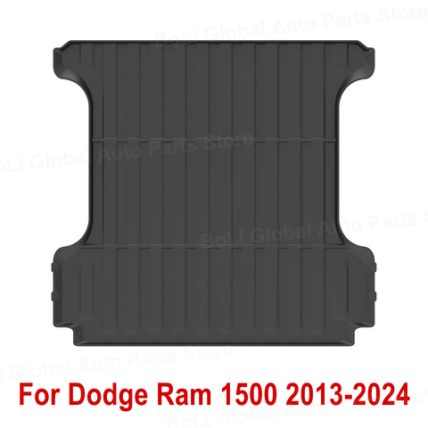 닷지 램 1500 2013 2024 자동차 카고 라이너, 전천후 TPE 미끄럼 방지 트렁크 매트, 방수 트레이 트렁크 카펫 액세서리