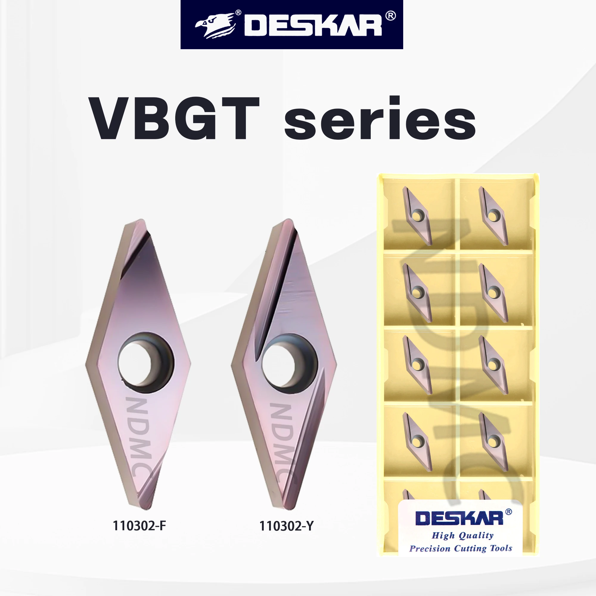 

Токарный станок с ЧПУ VBGT110302/110304R-Y/L-Y R-F/L-F LF6018 Лезвие для обработки нержавеющей стали Токарное лезвие Серия положительных и отрицательных лезвий