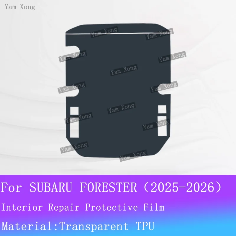 Auto Set Completo Pellicola Interna Per SUBARU FORESTER 2025 2026 Cruscotto Trasparente TPU Pellicola Protettiva Pellicola di Riparazione dello schermo di Navigazione