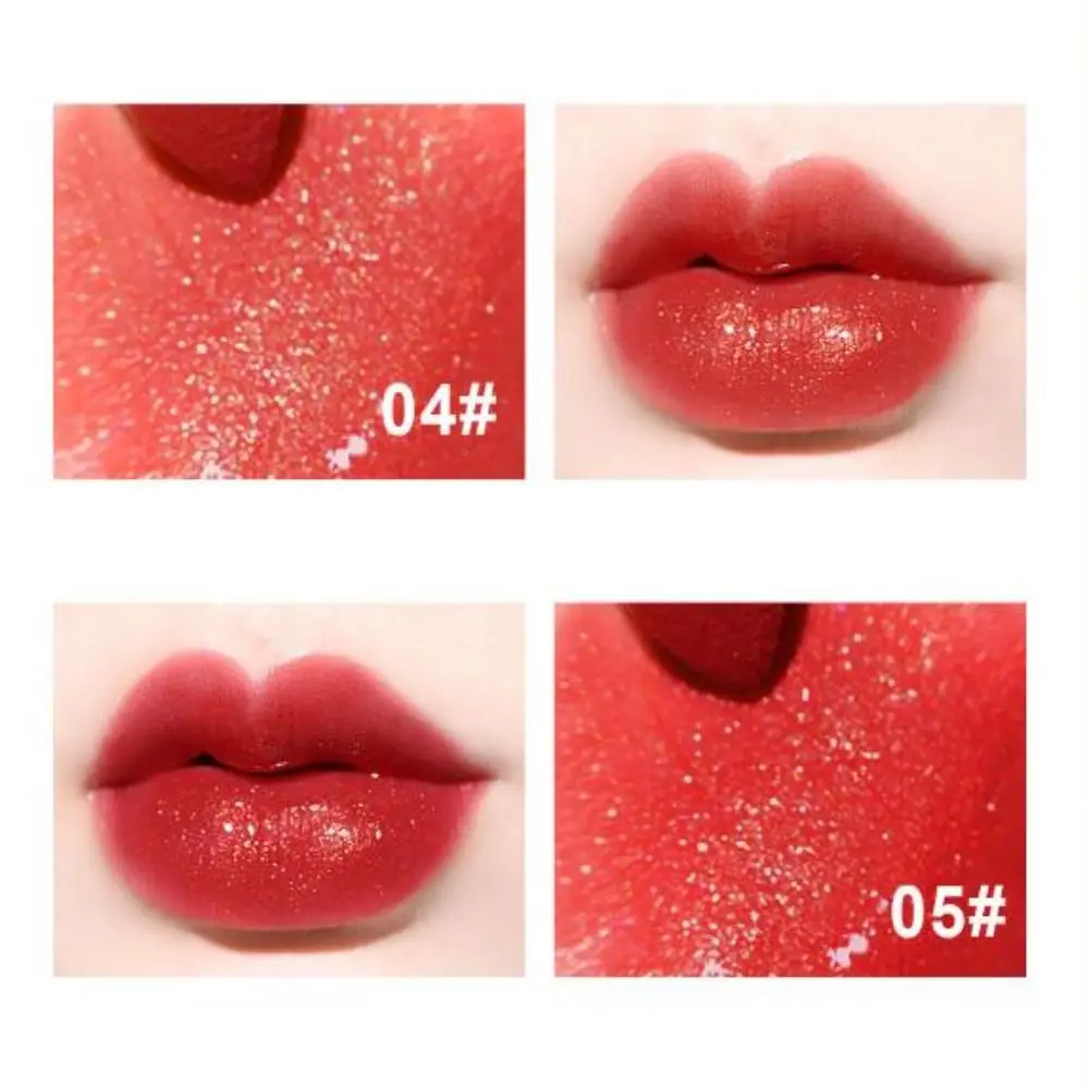 New Waterproof Lip Gloss Sweatproof Moisturizing Pearl Lipstick Smooth Long Lasting Pearlescent Lipstick