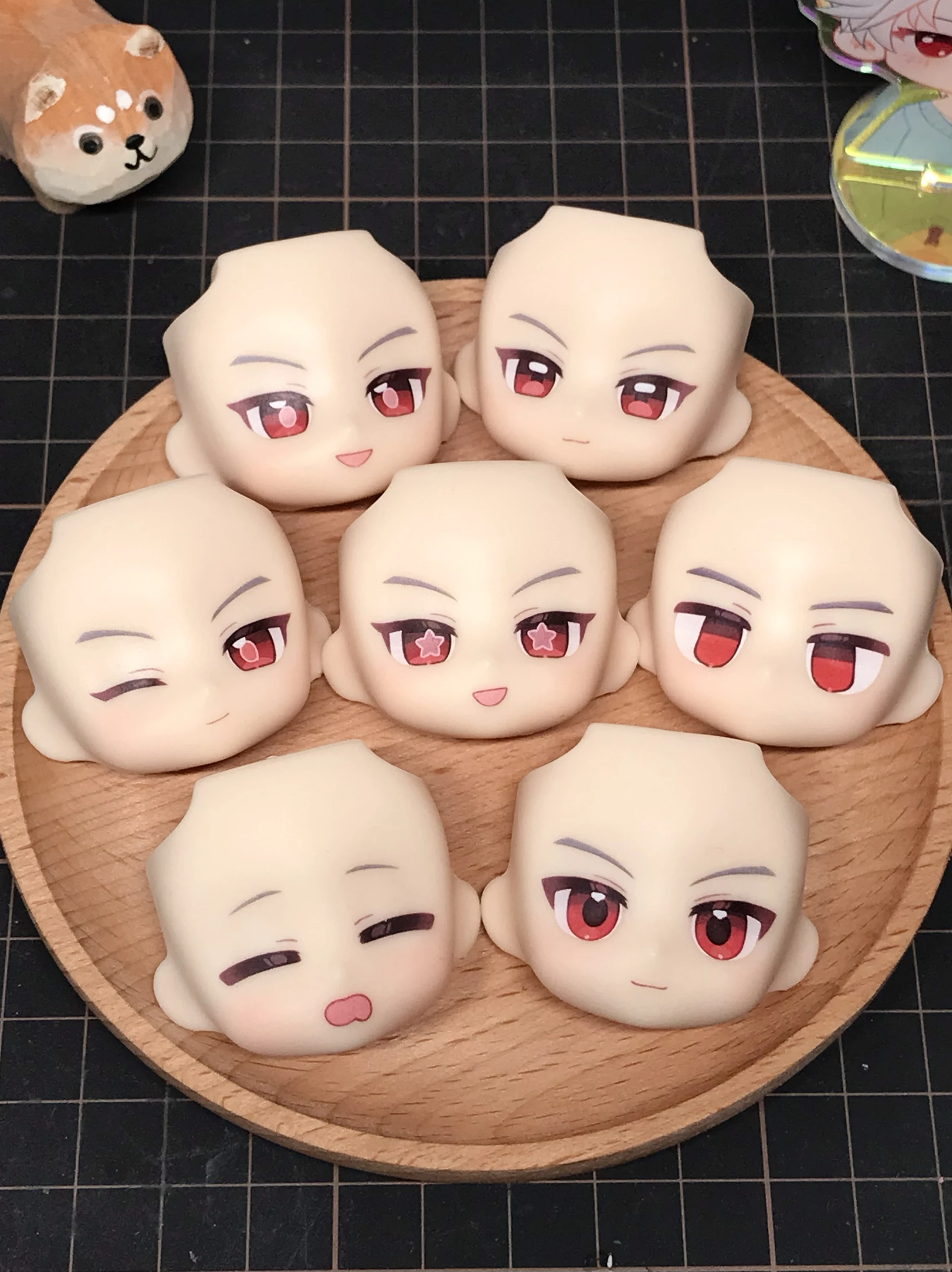 Love and Deepspace Sylus Ob11 Make Up Faceplate Handmade Face Shell BJD Doll Accessories Game Props Anime Figure Toy For Kids