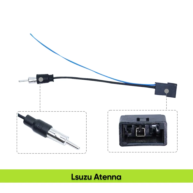 For Honda Nissan Lsuzu Civic Toyota Kia  VW Car Radio FM AM Antenna Converter Adapter Extended Line Plug  Radio Antenna