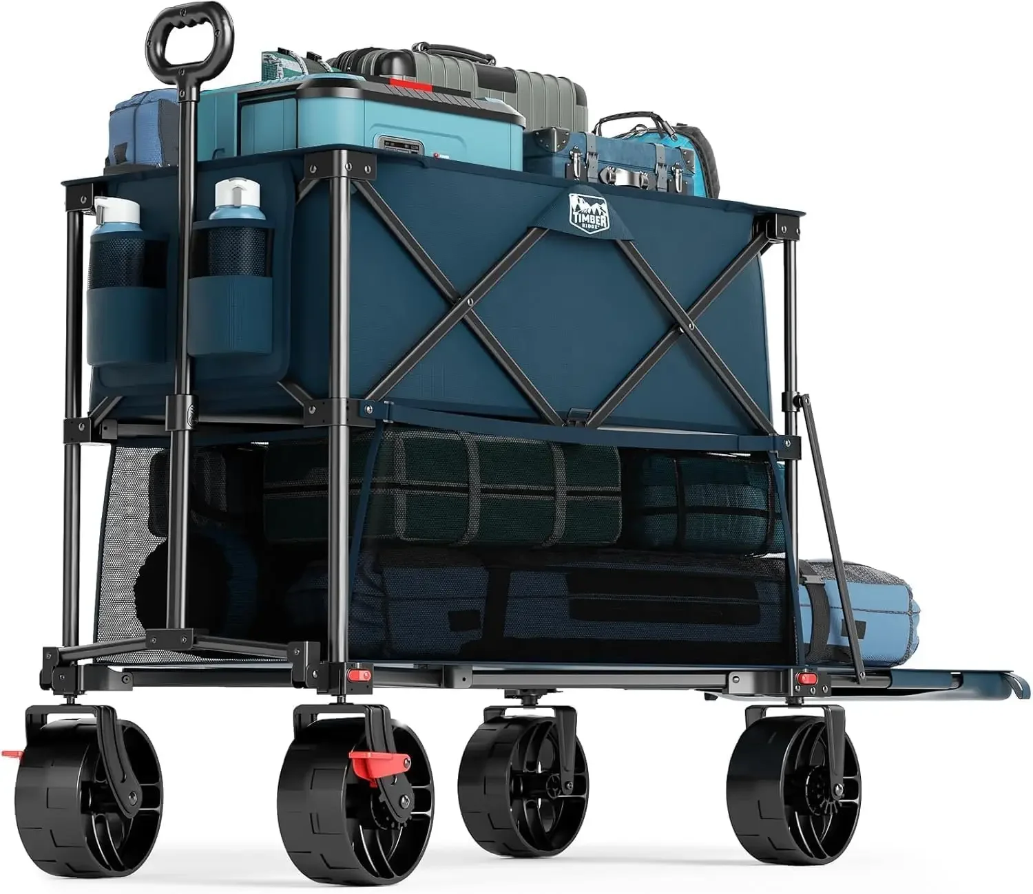 400L Folding Double Decker Wagon with Brakes, 54