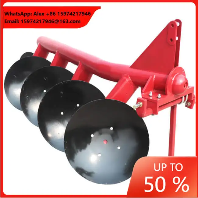 Agriculture Farmland Reclamation Tillage Tractor Heavy Duty Three-point Suspension 4 Disc Plow Harrow Plough