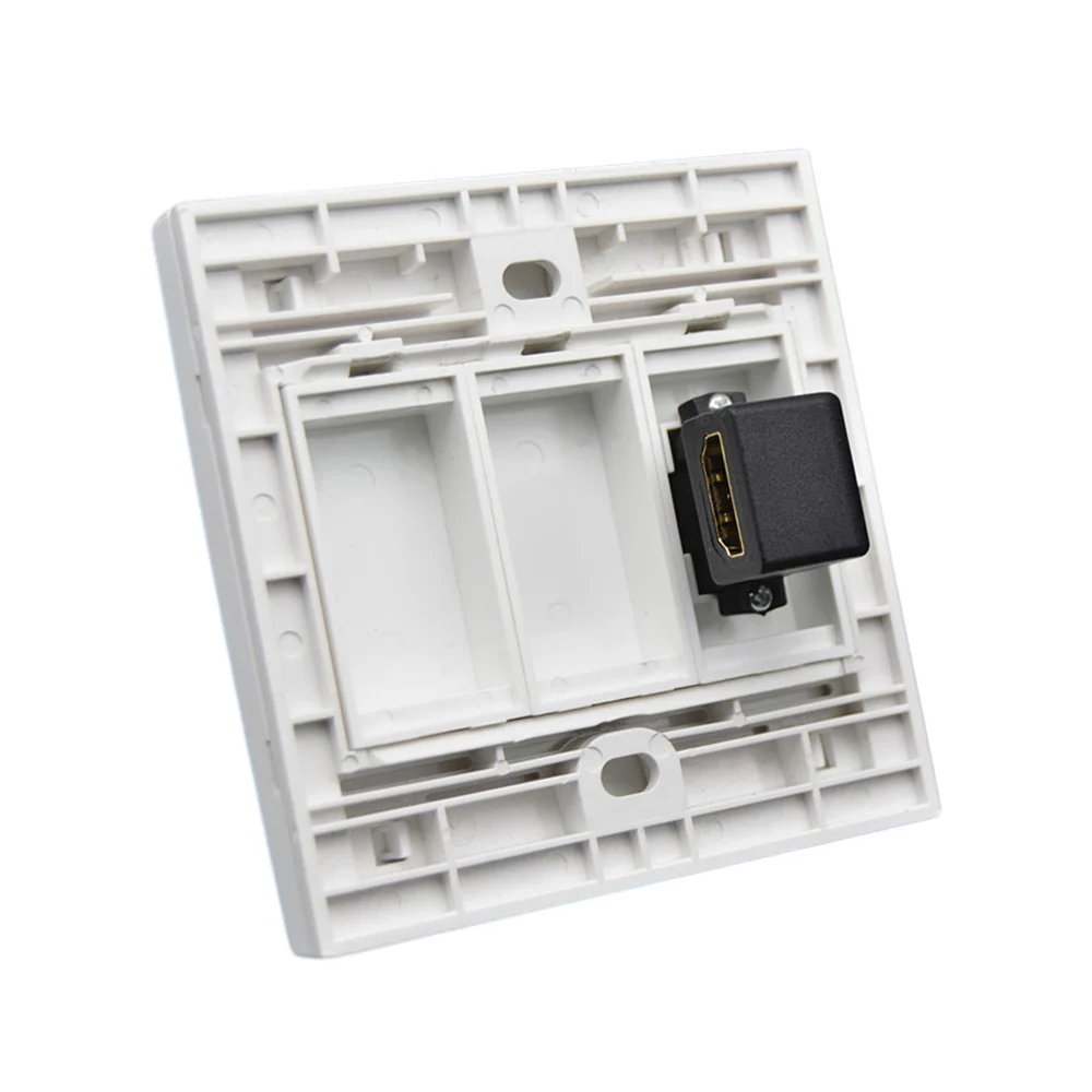 Multimedia-Steckdose 86 Typ Steckdose Frontplatte 90-Grad-HDM-Schnittstelle HD Digital-TV-Panel Multimedia-Computer-Buchse