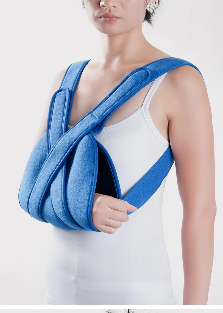 Imbracatura per braccio immobilizzatore per spalla in schiuma ortopedica regolabile medica per polso rotto