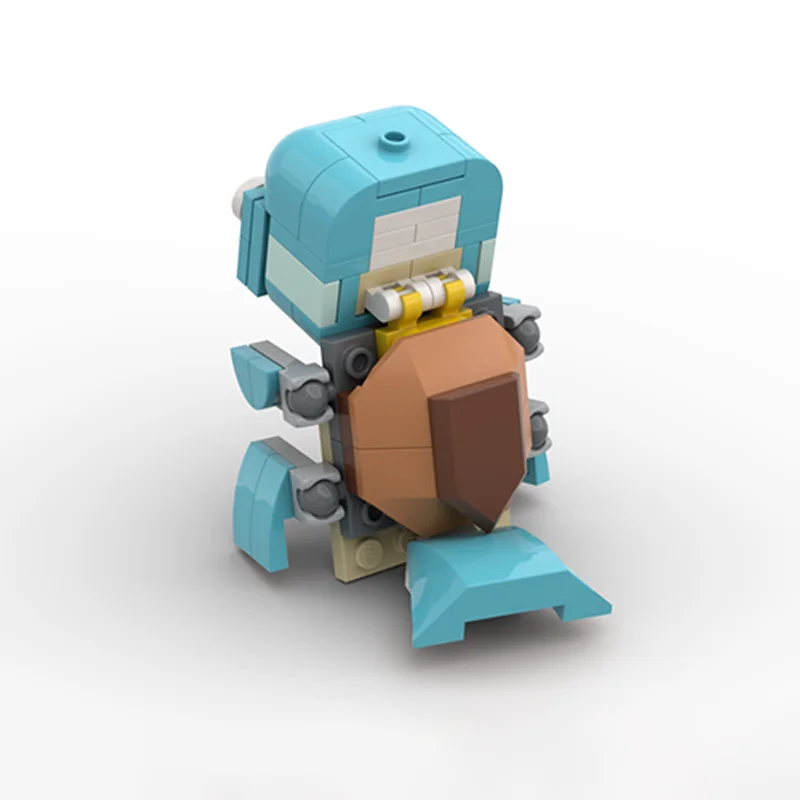 61pcs MOC Squirtle Creatored Model Building blocks Architecture Assemble Christmas gifts DIY creative Education toys Birthday