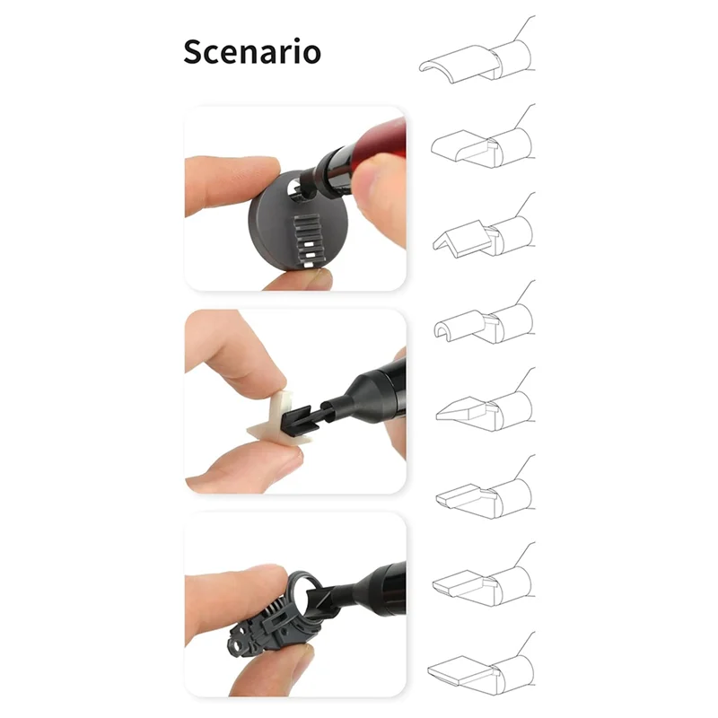 Reciprocating Sander With 8 Sanding Heads, Self-Adhesive Sandpaper Pre-Cut Grid 134 Pcs-A21R