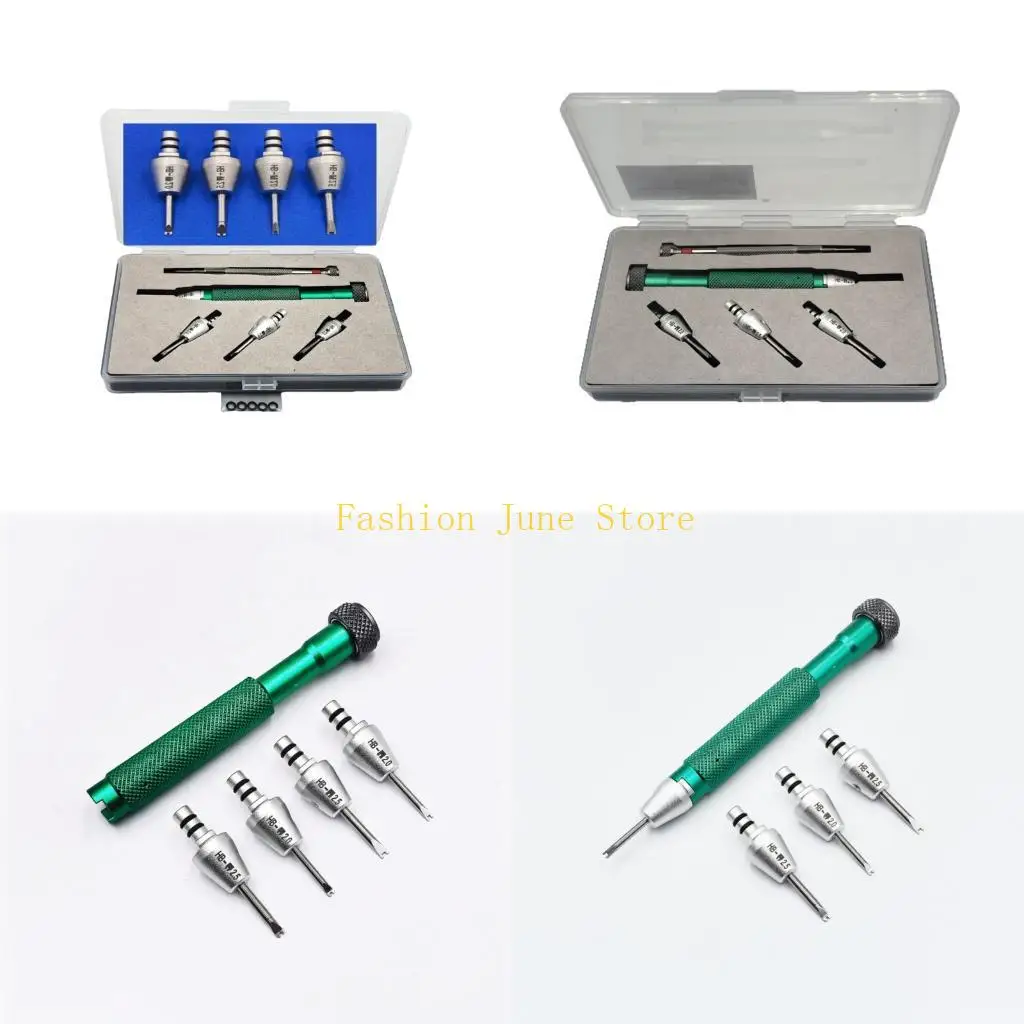 N5KA H Type Screwdriver Set Accurate for Watch Assembly Alloy Steel Materials