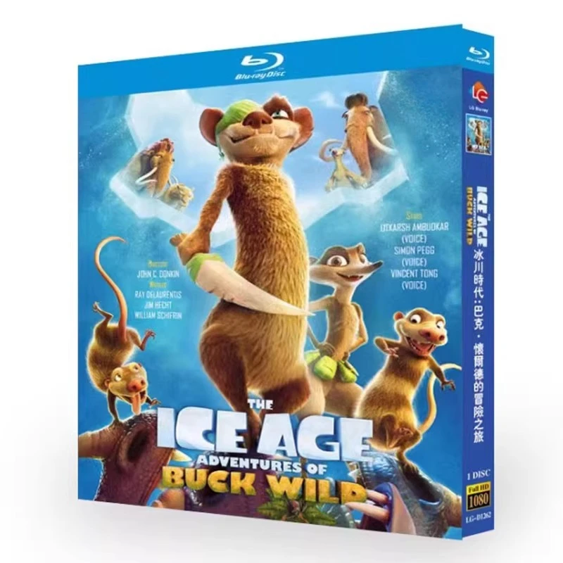 

Приключения Бака Уилда в ледниковую эпоху (2022) Blu-ray диск