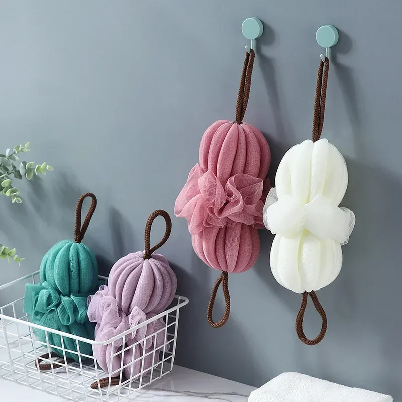 Soft Mesh Foaming Shower Sponge Body Scrub Exfoliating Back 