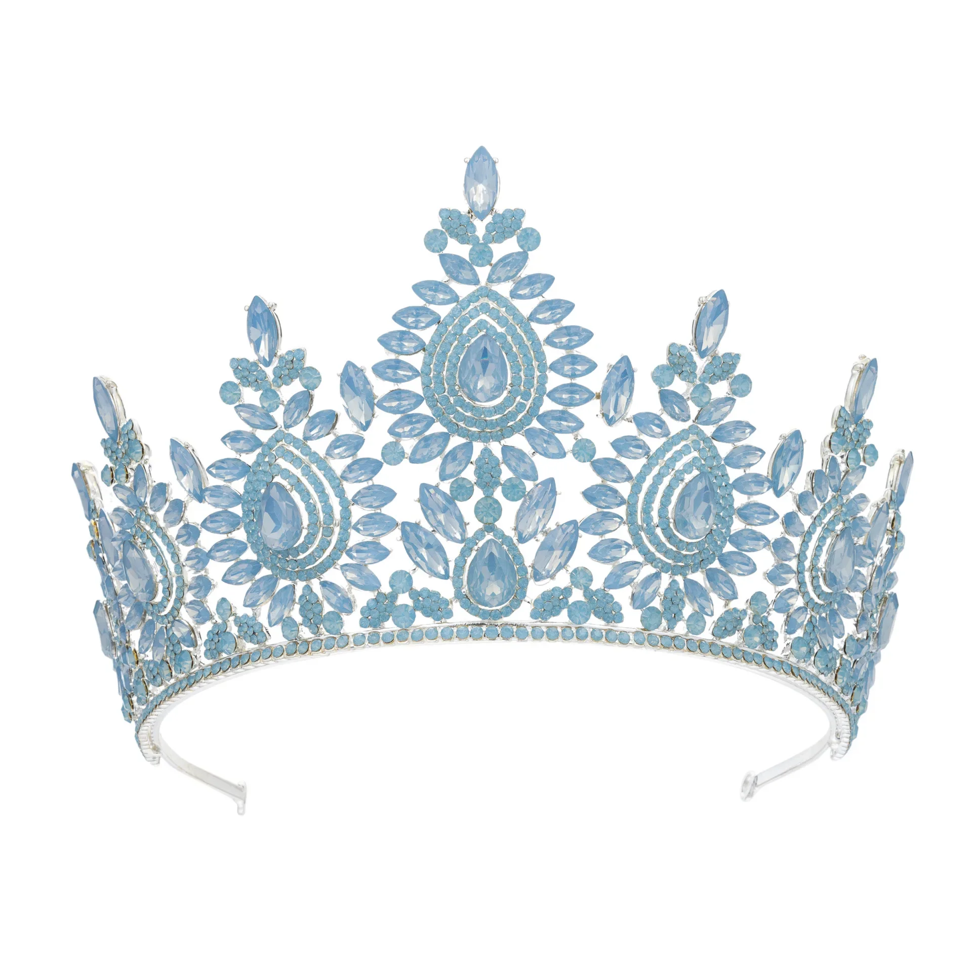 

Baroque Princess Queen Crowns For Women Crystal Bridal Crown Tiara Wedding Headpieces Pageant 15 Years Birthday Bride Headdress