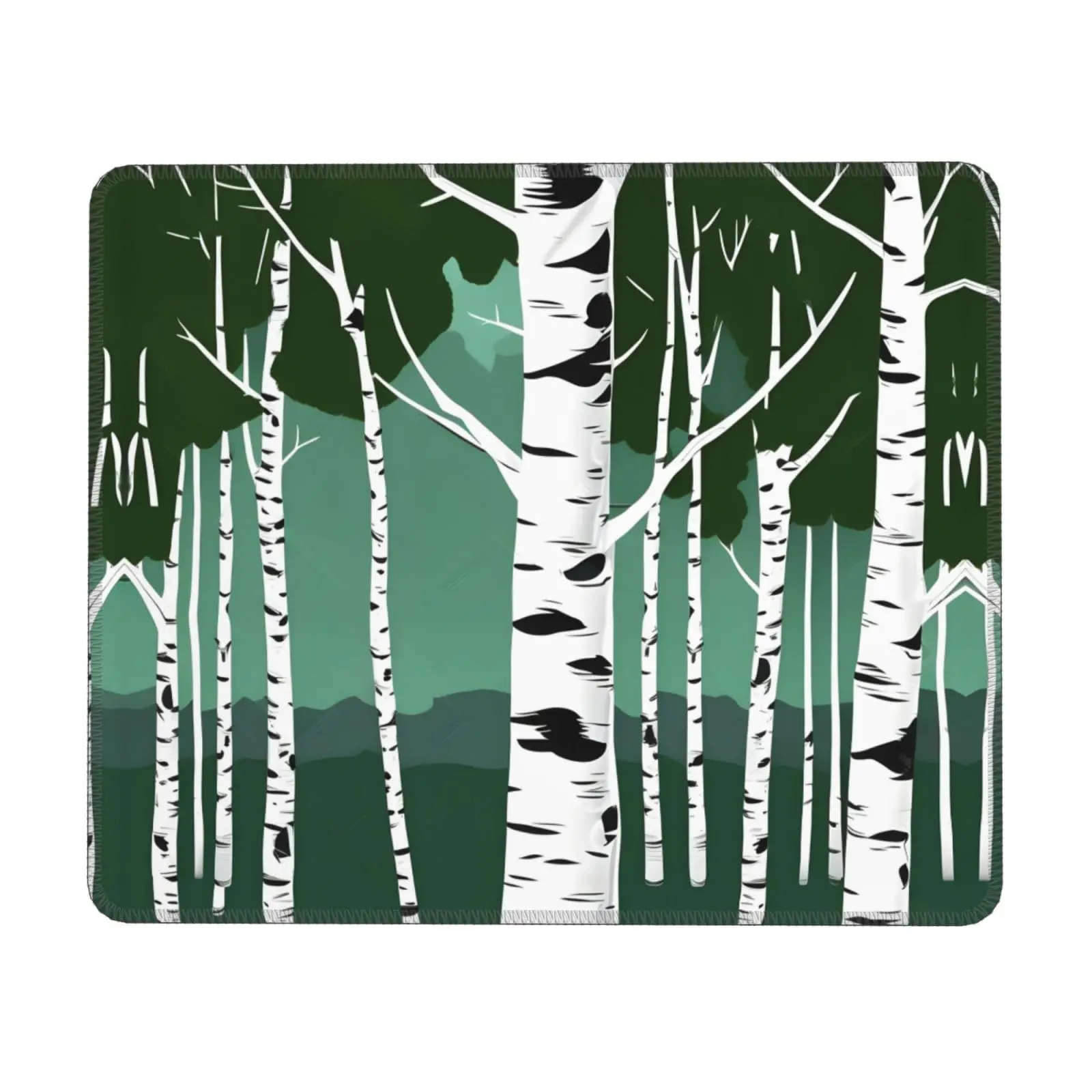 

High Quality Beauty Birch Tree Printing Lock Edge Gaming Mousepad Gamer Mouse Mat Keyboard Mats Desk Pad Mousepads 22x18cm