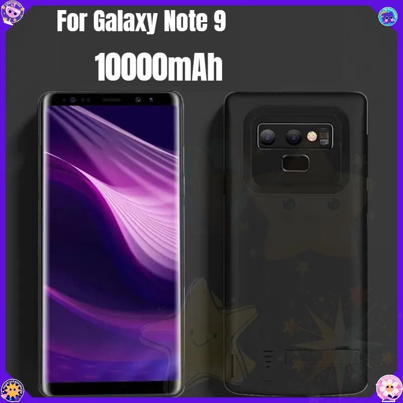 10000mAh Wireless Charging Power Bank Cover Battery Charger Case for Galaxy Note 9 Spare Battery Charger for Samsung Note 9