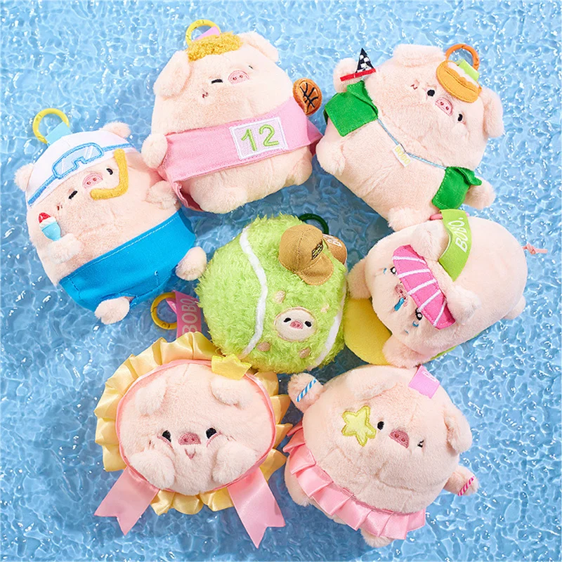 

BOBO PIG Happy Sports Day Series Plush Blind Box Figures Mystery Box Plush Toys