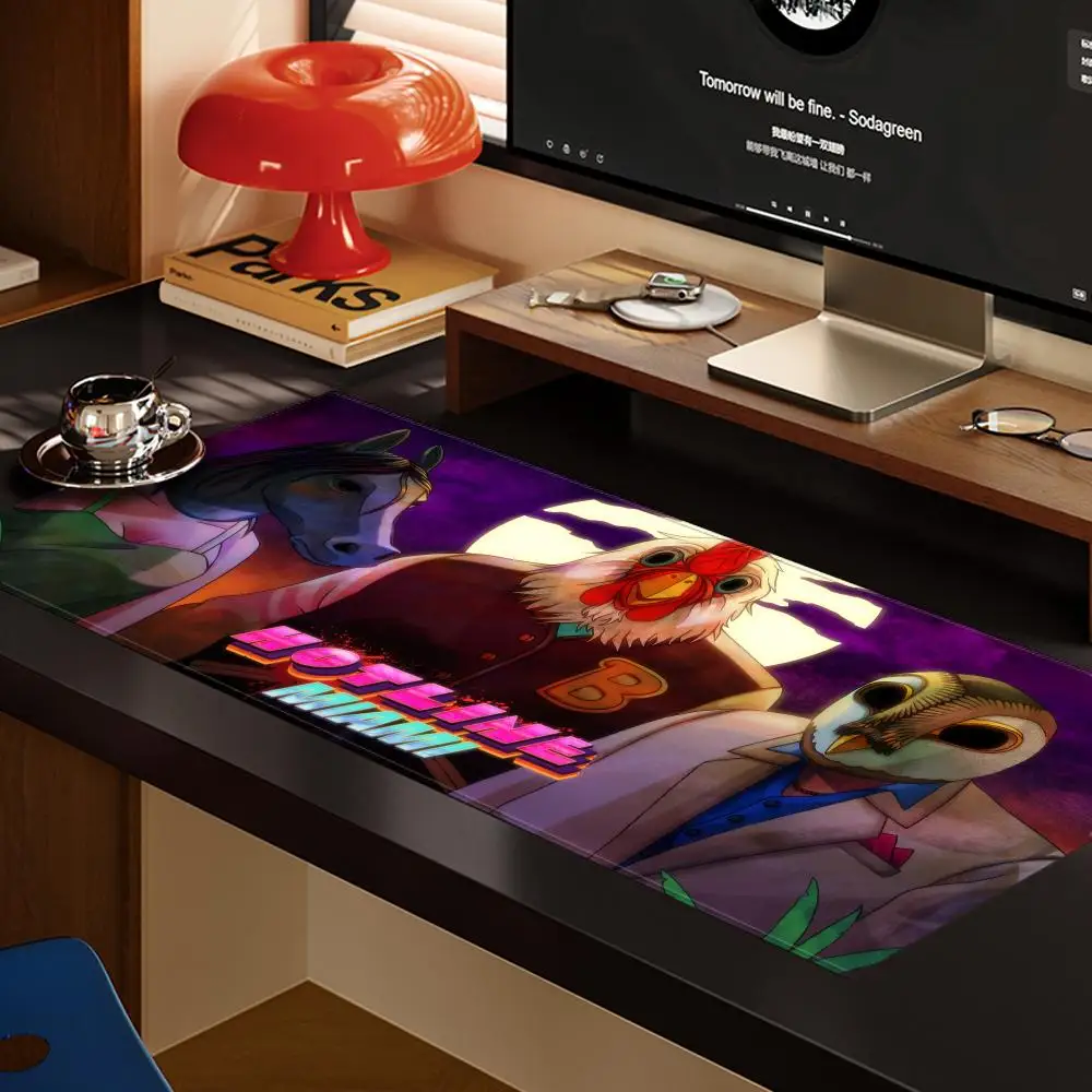 Mouse Pad XXL H-Hotline Computer Miami Accessories Large Keyboard Laptop Game Table Pad The New Product Gamer Gaming