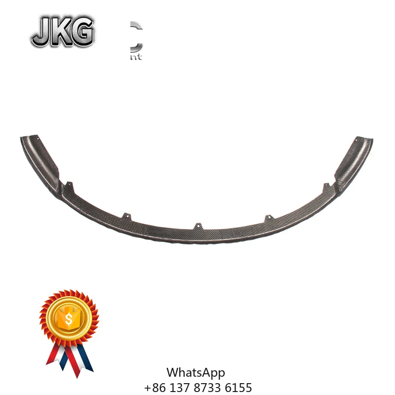

JKG DCF Dry Carbon Fiber Front Lip Splitter Fit For 2006-2009 Aston Martin V8 Vantage V Style Front Bumper Lip