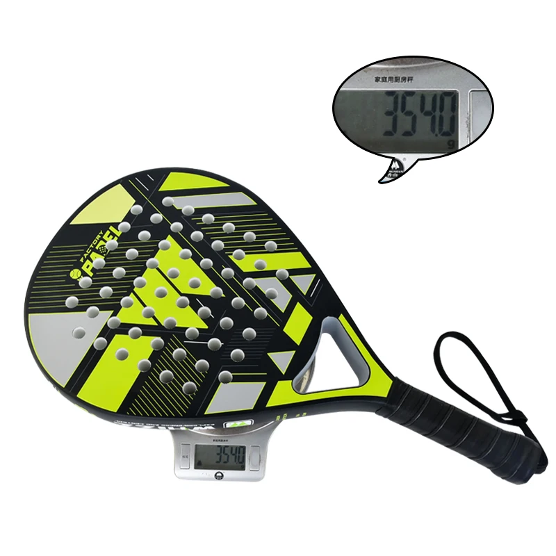 A  Pairs Professional Manufacturers   Paddle Tennisfull Carbon Fiber Material  Racket Padel