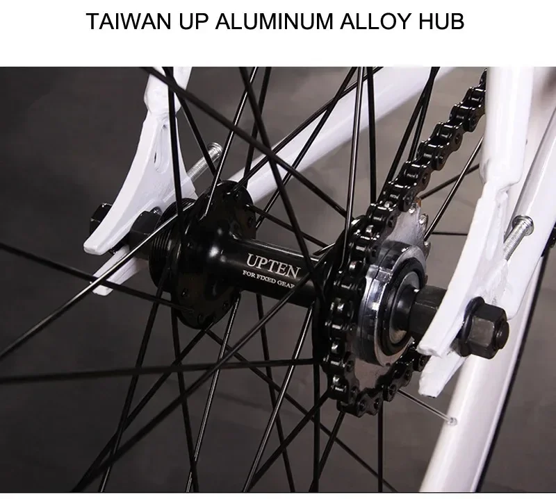 40mm Wheel,Single Speed Bicycle,Racing dead flying bikes,Fixed Gear Bike,46/52/56cm,Reverse braking,suitable for aldult student