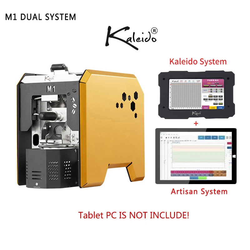 KALEIDO Sniper M1 DUAL SYSTEM Coffee Roaster 50-200g Coffee Beans Roast Machine for Home New Hot Air Upgraded Machine 110-220V