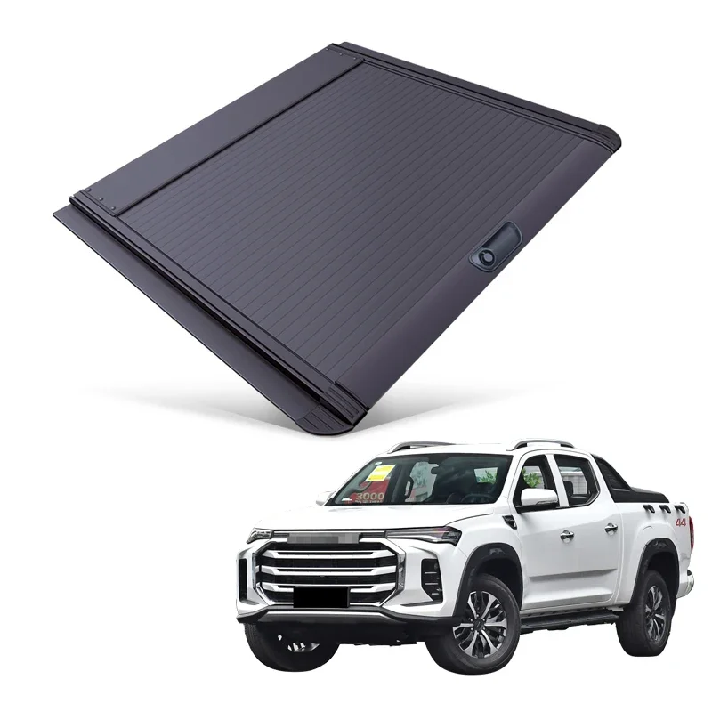 Car Parts Roller Lid Up Pick Up Truck Aluminium Alloy Tonneau Cover For MAXUS T90 2021+